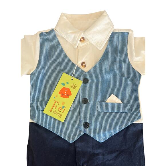 FEI DOOG BABY BOY ONESIE  3 MONTHS - Picture 1 of 9